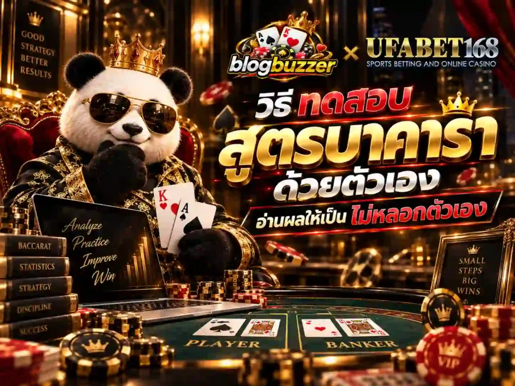 วิธี ทดสอบ สูตรบาคาร่า ด้วยตัวเอง อ่านผลให้เป็น